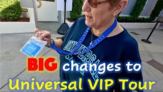 BIG Changes to Universal VIP Tour [upl. by Polard484]