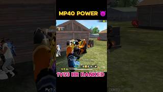 BR RANKED 1VS3 MP40 POWER 😈🥵freefire shortsyoutube shortsfeed shortsvideo [upl. by Keefer]