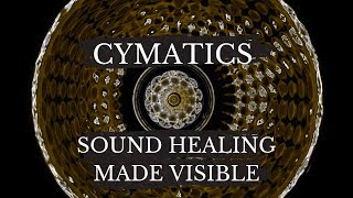 Cymatics Sound Healing  Visual Beauty of Sound Vibration Made Visible [upl. by Nirat]