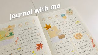 journal with me  cozy autumn thoughts 🍂 [upl. by Telocin]