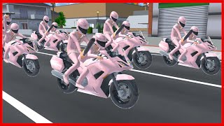 Motorcycle Gang  SAKURA School Simulator [upl. by Ardnoid85]