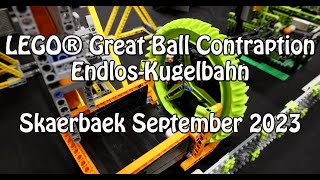 LEGO Great Ball Contraption in Skaerbaek 2023 GBC  Die große LEGOKugelbahn [upl. by Aguayo]