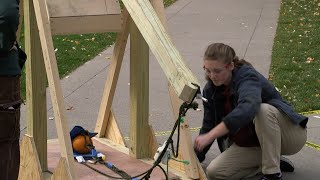 Pumpkin Launch at the University of Rochester [upl. by Olegnaed]