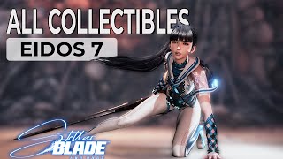 Stellar Blade EIDOS 7 Collectibles  ALL Upgrades Nano Suits Soda Cans Data 100 Guide [upl. by Caldera]