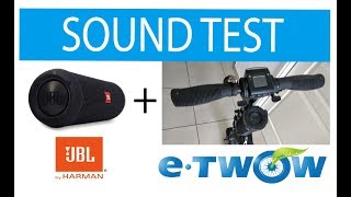 SOUND TEST JBL  OUTSIDE With Electric Scooter [upl. by Neetsirk574]