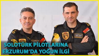 Doğu Anadolu Kariyer Fuarında SOLOTÜRK Pilotlarına Yoğun İlgi [upl. by Darrelle705]