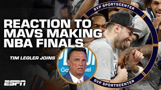 FULL REACTION Mavericks advance to the NBA Finals 🏆 Tim Legler makes his pick  SC with SVP [upl. by Ellenrad]