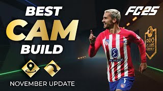 BEST CAM BUILD NOVEMBER  EAFC 25 CLUBS BALLER BUILD [upl. by Walke]