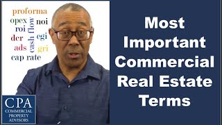 Most Important Commercial Real Estate Terms You Must Know [upl. by Chernow]