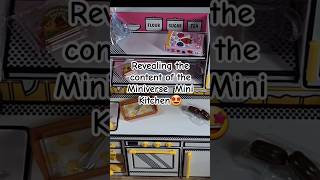 Thats inside Miniverse Mini Kitchen🤩miniverse makeitmini unboxing miniature shorts minitoys [upl. by Herrah647]