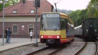 AVG Stadtbahn im Albtal bei Bad Herrenalb [upl. by Nightingale664]