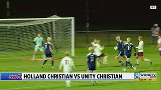 MHSAA soccer districts highlights [upl. by Peckham]