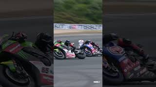 WHAT A SAVE from Toprak Razgatlioglu in the 2022 Superpole Race 🤩  2022 EstorilWorldSBK 🇵🇹 [upl. by Acinorej222]