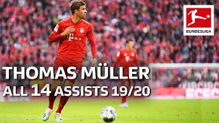 Thomas Müller  All Assists 201920 So Far From The Bundesligas Assist King [upl. by Pedro]