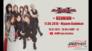 「REUNION」 JAM Project 10th Anniversary Live  17092010 [upl. by Onil]