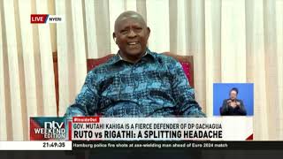 Ruto vs Rigathi A splitting headache  Mutahi Kahiga weighs in [upl. by Ratna]