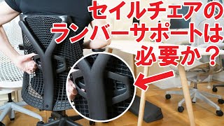 【ハーマンミラー】セイルチェアのランバーサポートは必要か？【優れた姿勢をサポートするワークチェア】 [upl. by Hillie]