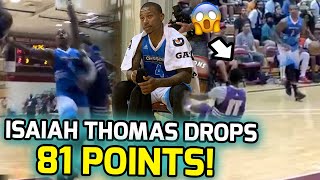 Isaiah Thomas Scores 81 POINTS amp SNATCHES ANKLES Wearing Kobes NBA Teams NEED HIM 🚨 [upl. by Onaled]