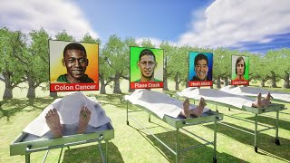 How The Greatest Football Players DIED ►3D [upl. by Ilaw802]