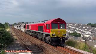 DB Cargo 66244 with Imerys china clay wagons  Dockyard Station  310724 [upl. by Zia995]