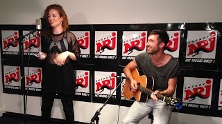 Jess Glynne  right here  live and acoustic  ENERGY [upl. by Aitnahc800]