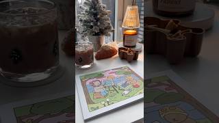 Cold rainy days call for coloring 🧸 colorwithme coloring asmr cozy winter aesthetic relaxing [upl. by Bernardo]