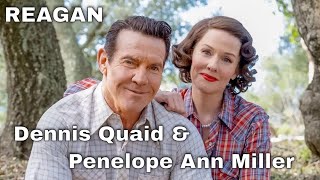 Dennis Quaid amp Penelope Ann Miller  Reagan movie amp playing the power couple [upl. by Isabea497]