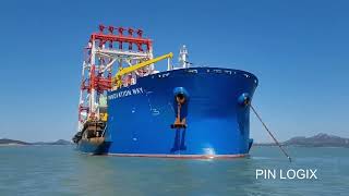 Pin Logix DCM BARGES amp CEMENT SILO BARGES BY SEMISUBMERSIBLE VESSEL [upl. by Lapides813]