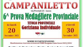 6ª Prova Provinciale lecco [upl. by Walcott808]