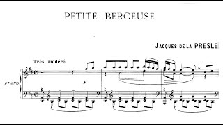 Jacques de La Presle  Petite Berceuse [upl. by Esirehs]