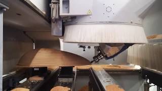 Homag BGM 311 Woodwop 7 cam 5 axis CNC Dance [upl. by Shelly]