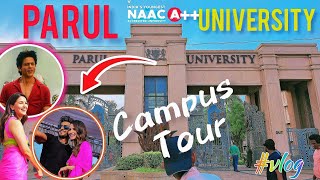 Parul University Full Campus Tour in Cinematic Mode [upl. by Anaihsat]