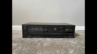 Technics RST22 Stereo Dual Double Cassette Deck Tape Player [upl. by Marne]