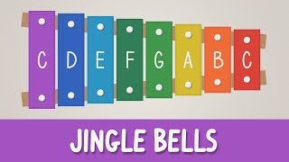 How to play Jingle Bells on a Xylophone  Christmas Songs [upl. by Christabelle819]