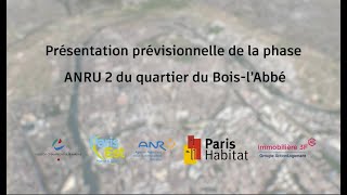 Présentation prévisionnelle de la phase ANRU 2 du BoislAbbé [upl. by Chalmers]