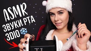 АСМР  3Dio 🎅 Звуки рта Поцелуи Тк Ск Пр ASMR  3dio mic test ❄️ Mouth sounds [upl. by Kirrad]