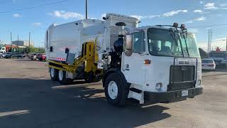 2011 Autocar ACX64 33 yd Labrie Side Loader Garbage Truck  107779 [upl. by Lhary]