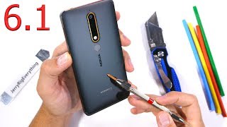 Nokia 61 Durability Test Scratch BURN and BEND tested [upl. by Saisoj452]