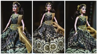 How to Make Barbie with Ghagra Choli Dressing barbiegirl traditionalbarbie barbiedolldecoration [upl. by Ailadi987]