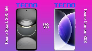 Tecno Spark 30C 5G vs Tecno Camon 30S [upl. by Sitruc]