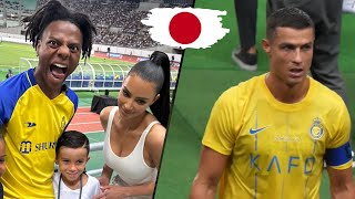 IShowSpeed  Cristiano Ronaldo vs PSG 🎌 Al Nassr Tour Japan cr7 [upl. by Ahcsat]