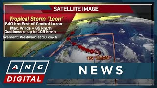 Leon may stay offshore or make landfall on extreme northern Luzon strengthen into typhoon ANC [upl. by Jeannine203]