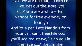 Nandos skank lyrics  Ed Sheeran ft Example [upl. by Ahsaenat102]