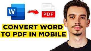 How To Convert Word To PDF In Mobile 2024  Full Guide [upl. by Narayan]