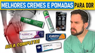 As 4 Principais POMADAS para DOR e INFLAMAÇÃO – Ortopedista Explica [upl. by Cary]