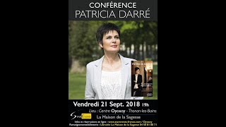 Patricia Darré  210918  Conférence Thonon Les Bains [upl. by Atinav]