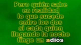 Karaoke Ana Gabriel  Simplemente Amigos [upl. by Inkster]