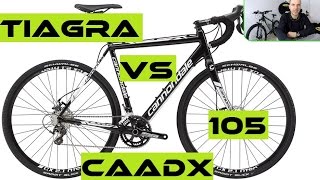 Cannondale CAADX Shimano Tiagra better that CAAD X 105 Cyclocross bikes [upl. by Sirtimed]