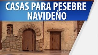 Cómo Hacer Casas para el Pesebre Navideño  Manualidades para Navidad [upl. by Camille]