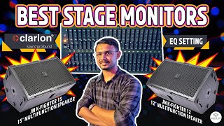 मस्त quality किफायती रेट में Clarion Stage Monitors 12quotऔर15quot passive monitors Soundamptech [upl. by Iggie]